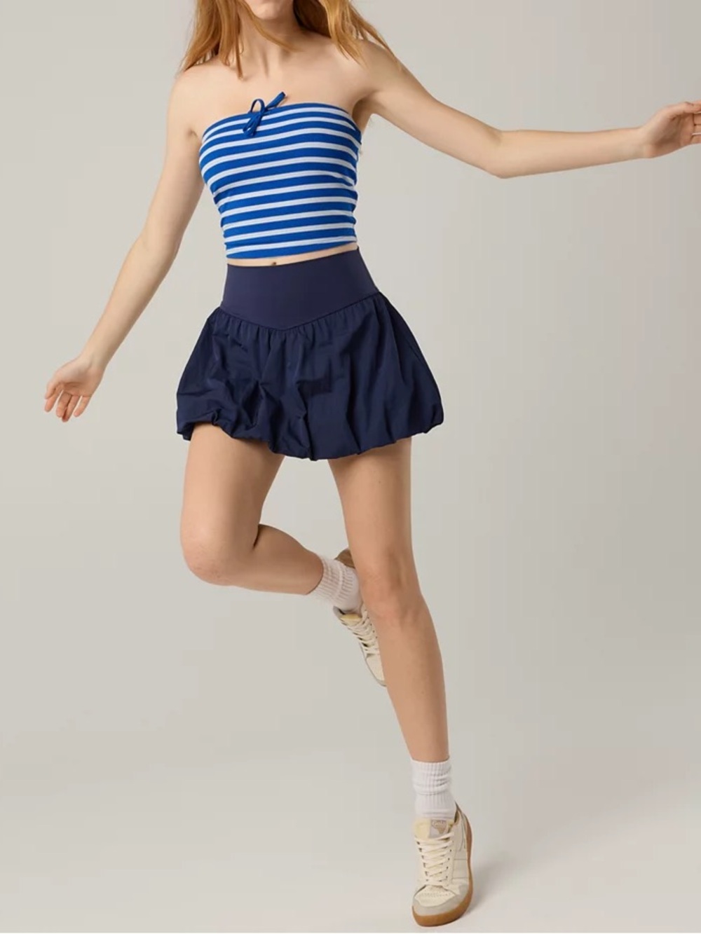 OFFLINE By Aerie Real Me Bubble Skort - Navy